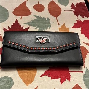 Chic Black and Red Women's Wallet